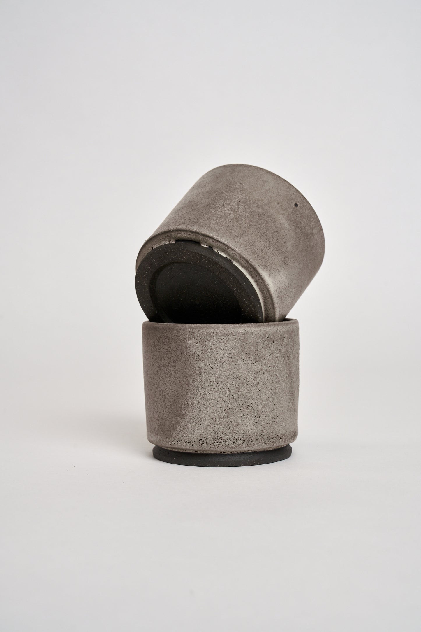 Set of Two Coffee Cups (Asteroid Grey)