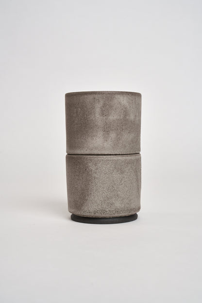 Set of Two Coffee Cups (Asteroid Grey)