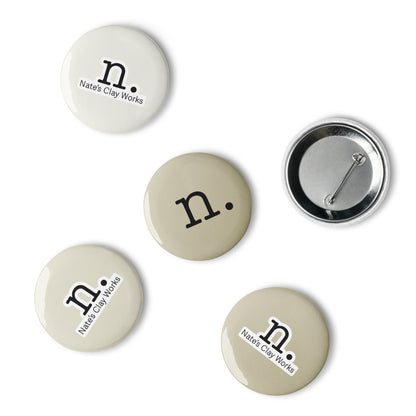 Set of pin buttons